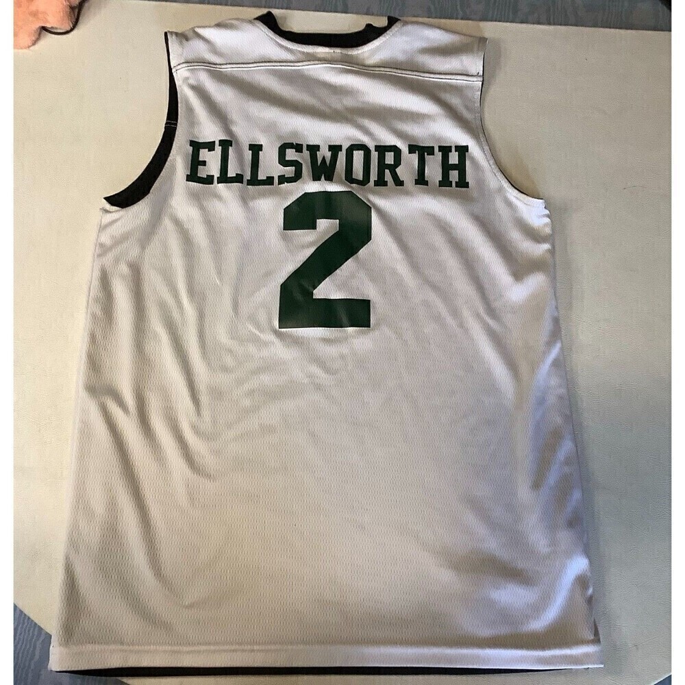 NBA Bucks #2 Ellsworth Jersey Size Large Alleson Athletic Reversible Black/White - Picture 6 of 11